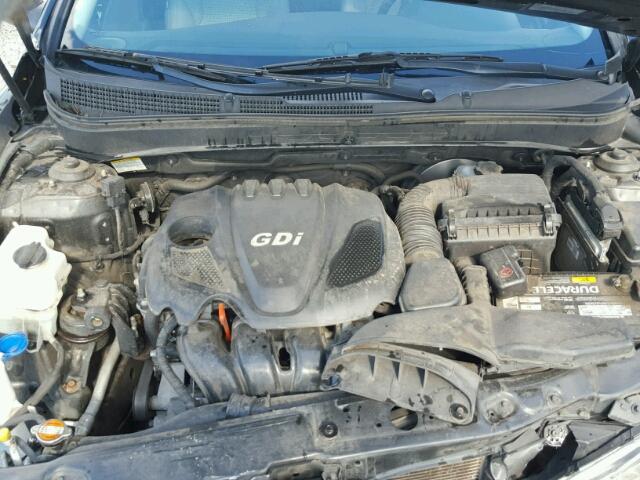 5NPEB4AC8BH301055 - 2011 HYUNDAI SONATA GLS BLUE photo 7