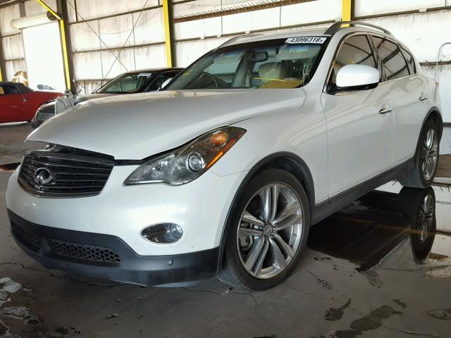 JN1AJ0HP5BM800732 - 2011 INFINITI EX35 BASE WHITE photo 2