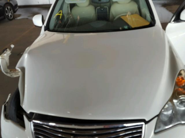 JN1AJ0HP5BM800732 - 2011 INFINITI EX35 BASE WHITE photo 7