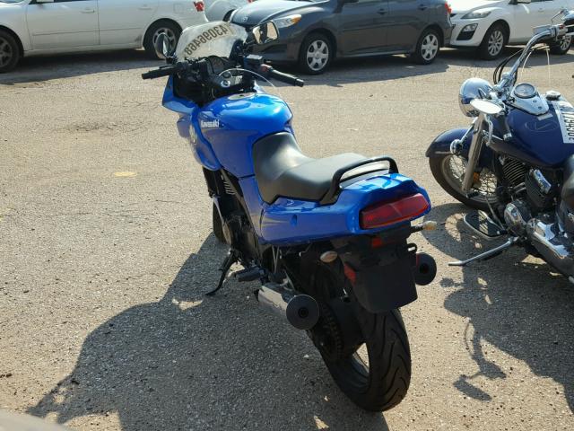 JKAEXVD149A116417 - 2009 KAWASAKI EX500 D BLUE photo 3