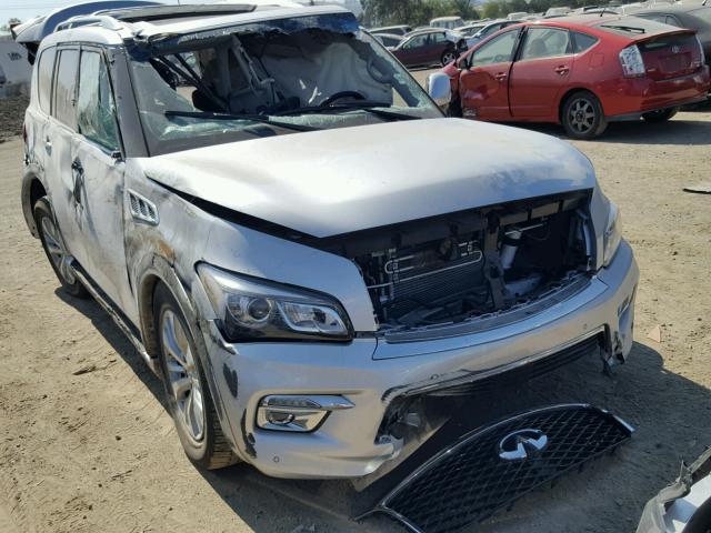 JN8AZ2NE0H9159607 - 2017 INFINITI QX80 BASE SILVER photo 1