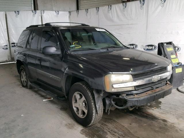 1GNDS13S842141981 - 2004 CHEVROLET TRAILBLAZE CHARCOAL photo 1