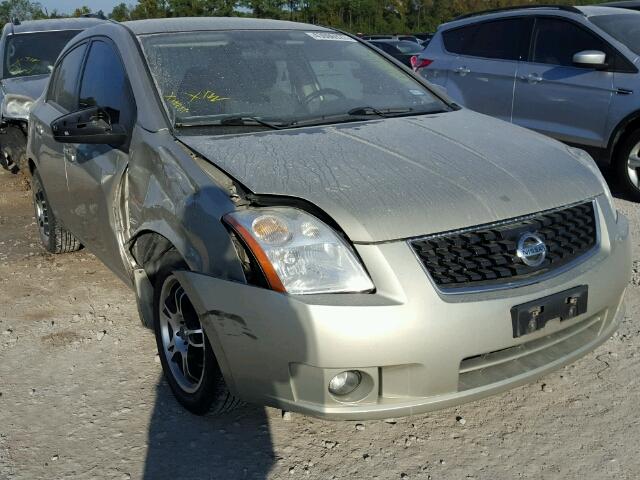 3N1AB61E38L761649 - 2008 NISSAN SENTRA BEIGE photo 1