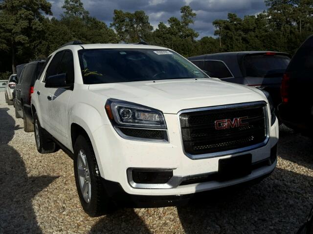 1GKKRPKD3FJ272346 - 2015 GMC ACADIA SLE WHITE photo 1