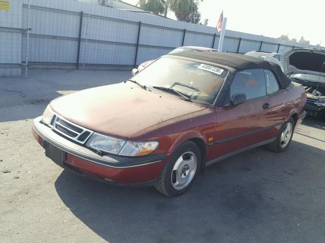 YS3DD75B5V7006246 - 1997 SAAB 900 S MAROON photo 2