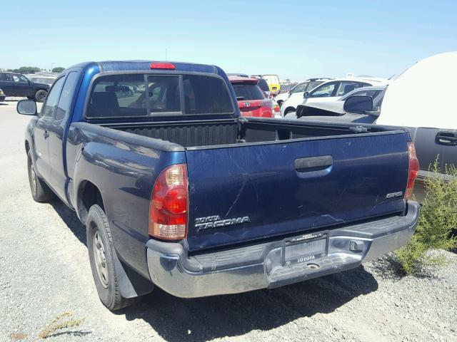 5TETX22NX6Z279415 - 2006 TOYOTA TACOMA BLUE photo 3