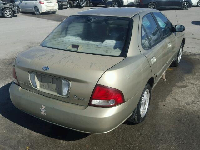 3N1CB51D71L516515 - 2001 NISSAN SENTRA GOLD photo 4