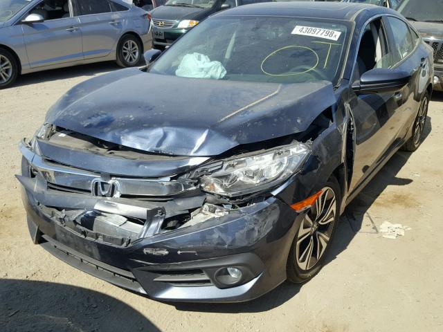 19XFC1F79GE214367 - 2016 HONDA CIVIC EXL 蓝色 照片 2