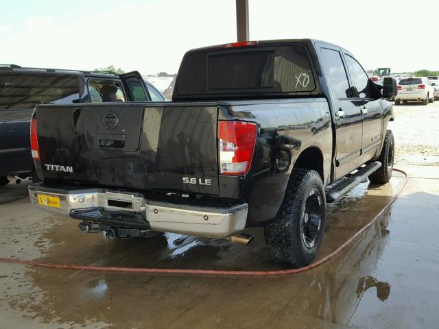 1N6BA07B67N210383 - 2007 NISSAN TITAN XE BLACK photo 4