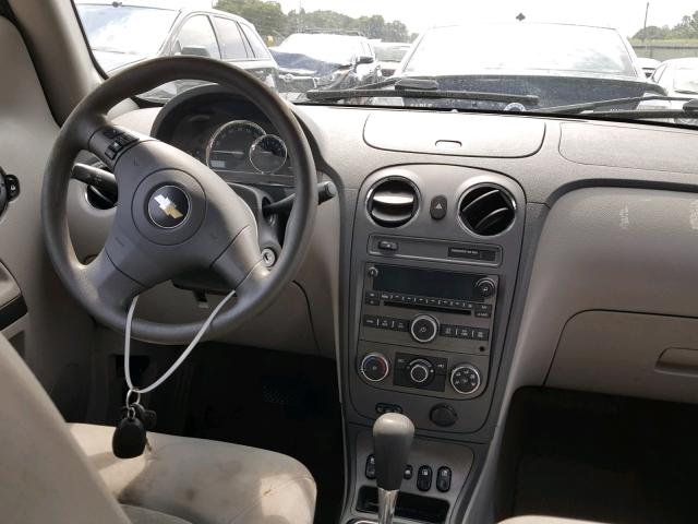 3GNDA13DX8S580582 - 2008 CHEVROLET HHR LS SILVER photo 9