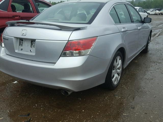 1HGCP26868A001310 - 2008 HONDA ACCORD EXL SILVER photo 4