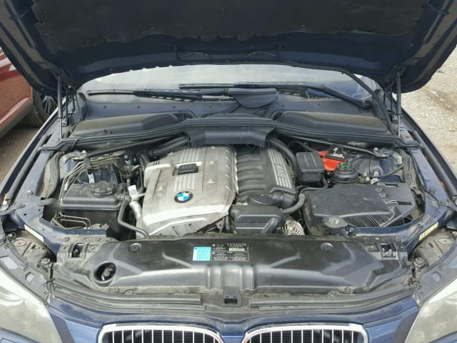 WBANF73596CG69458 - 2006 BMW 530 XI BLUE photo 7