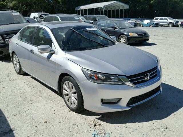 1HGCR2F84EA075329 - 2014 HONDA ACCORD EXL SILVER photo 1