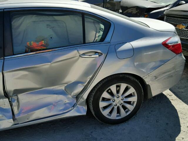 1HGCR2F84EA075329 - 2014 HONDA ACCORD EXL SILVER photo 10