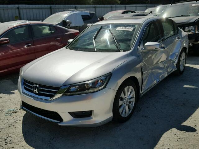 1HGCR2F84EA075329 - 2014 HONDA ACCORD EXL SILVER photo 2