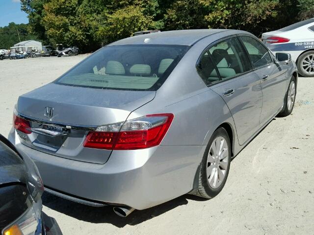 1HGCR2F84EA075329 - 2014 HONDA ACCORD EXL SILVER photo 4