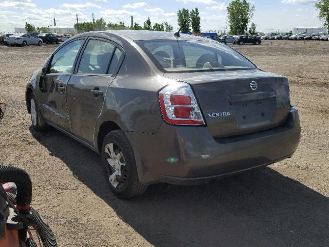 3N1AB61EX8L712674 - 2008 NISSAN SENTRA 2.0 GRAY photo 3