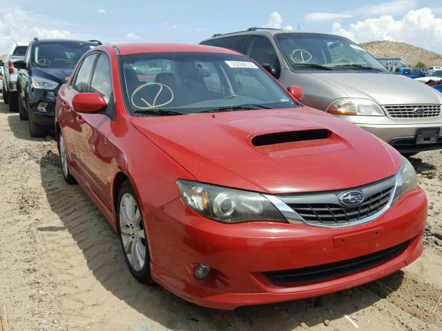 JF1GE75658G504316 - 2008 SUBARU IMPREZA WR RED photo 1