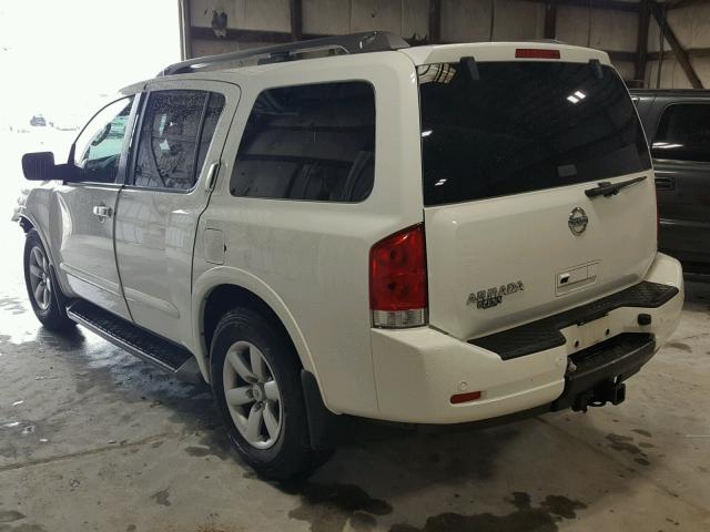 5N1AA0NCXCN611208 - 2012 NISSAN ARMADA SV WHITE photo 3