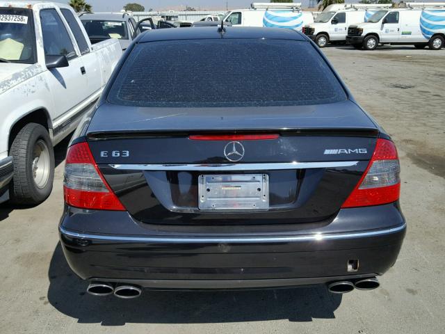 WDBUF77X67B063595 - 2007 MERCEDES-BENZ E 63 AMG BLACK photo 9