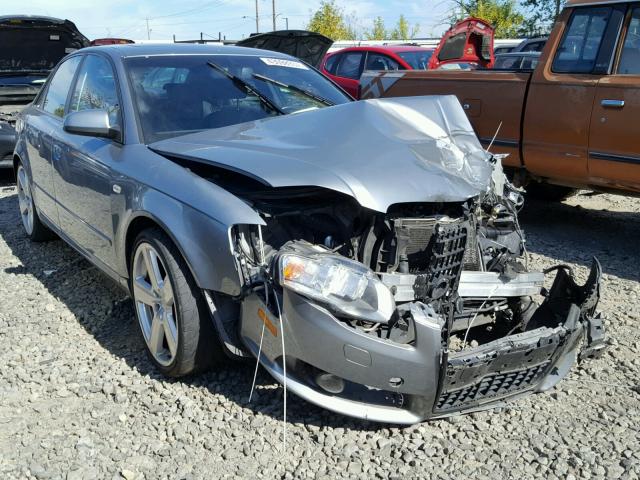 WAUEF78E88A036597 - 2008 AUDI A4 S-LINE GRAY photo 1