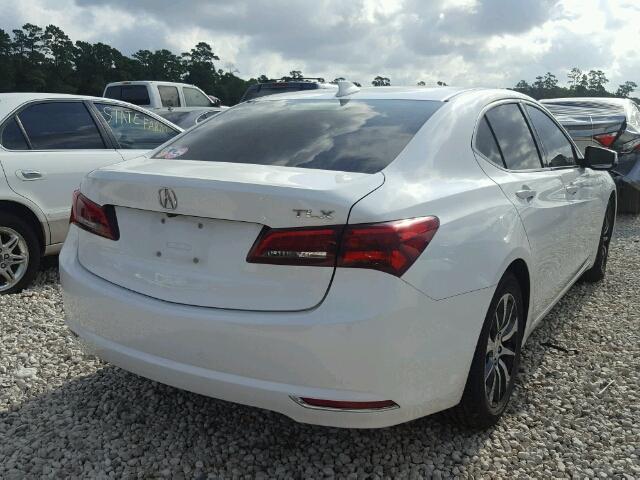 19UUB1F33FA014319 - 2015 ACURA TLX WHITE photo 4