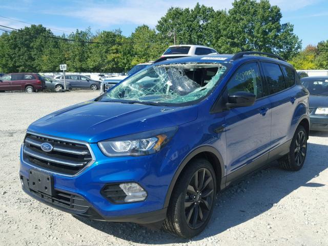 1FMCU9GD1HUA07098 - 2017 FORD ESCAPE BLUE photo 2