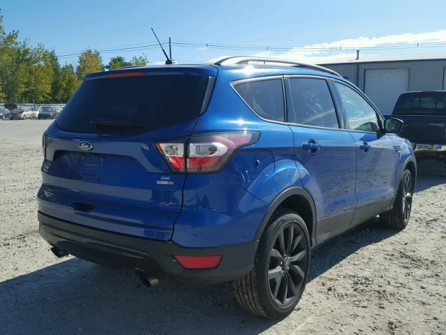 1FMCU9GD1HUA07098 - 2017 FORD ESCAPE BLUE photo 4