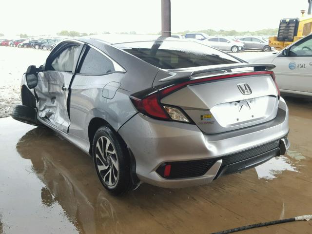 2HGFC4B06GH309713 - 2016 HONDA CIVIC LX GRAY photo 3