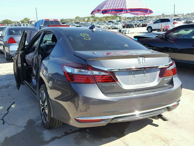 JHMCR6F56HC000229 - 2017 HONDA ACCORD GRAY photo 3