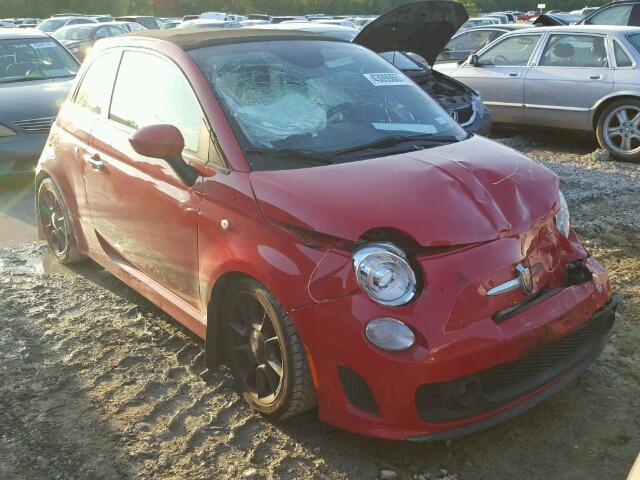 3C3CFFJH6DT686352 - 2013 FIAT 500 ABARTH RED photo 1
