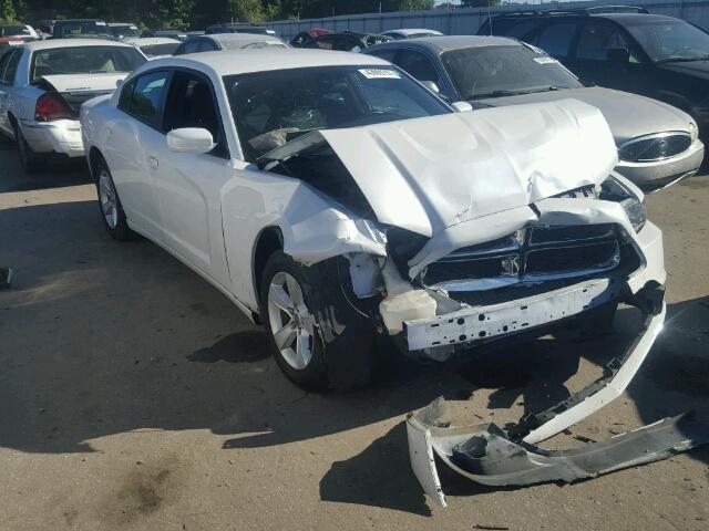 2C3CDXBG2EH192372 - 2014 DODGE CHARGER SE WHITE photo 1