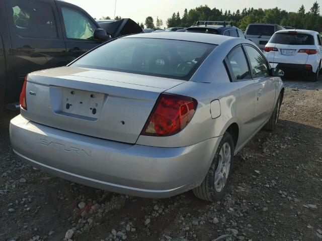 1G8AW12F24Z162153 - 2004 SATURN ION LEVEL SILVER photo 4