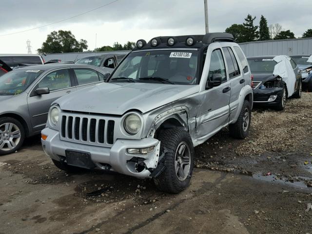 1J4GL38K13W701817 - 2003 JEEP LIBERTY RE SILVER photo 2