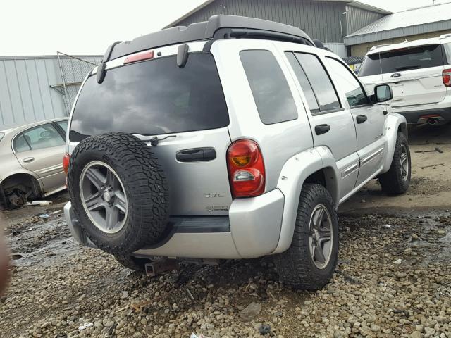 1J4GL38K13W701817 - 2003 JEEP LIBERTY RE SILVER photo 4