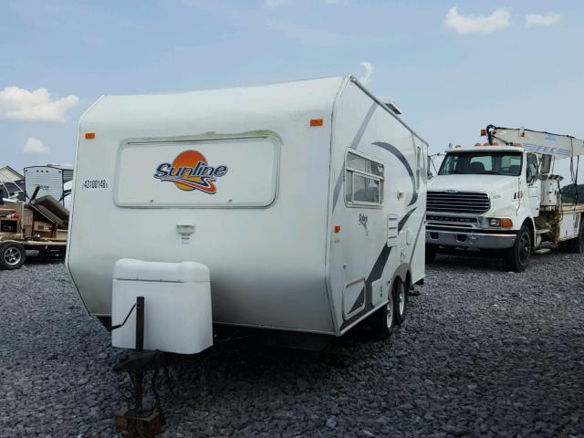 1LC2S2J216D205220 - 2006 SUNL TRAVELTRAI WHITE photo 2