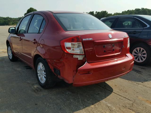 JS2YC5A33D6101476 - 2013 SUZUKI SX4 LE RED photo 3