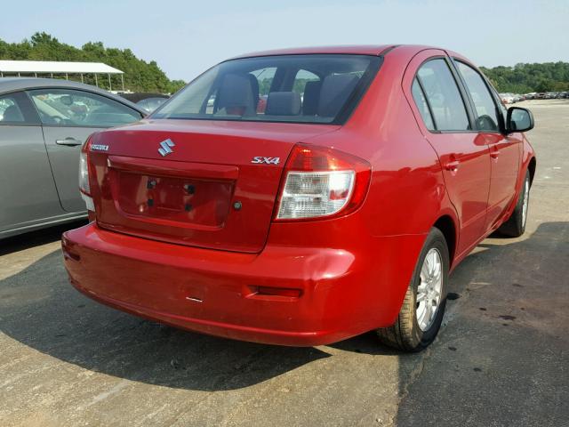 JS2YC5A33D6101476 - 2013 SUZUKI SX4 LE RED photo 4