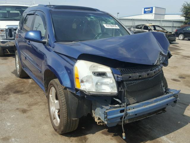 2CNDL937696233919 - 2009 CHEVROLET EQUINOX SP BLUE photo 1