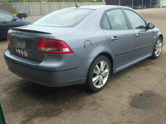 YS3FD49Y271144094 - 2007 SAAB 9-3 2.0T GRAY photo 4