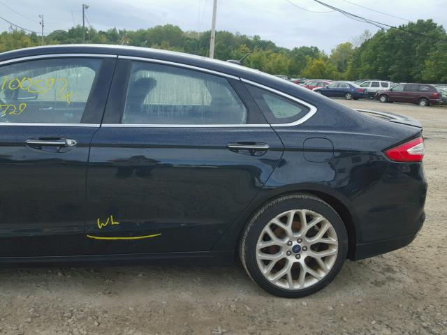 3FA6P0D95ER197310 - 2014 FORD FUSION BLACK photo 9