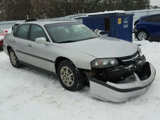 2G1WF52E949212527 - 2004 CHEVROLET IMPALA SILVER photo 1