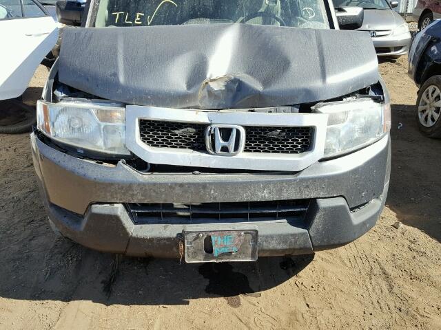 5J6YH2H74AL008346 - 2010 HONDA ELEMENT EX GRAY photo 7