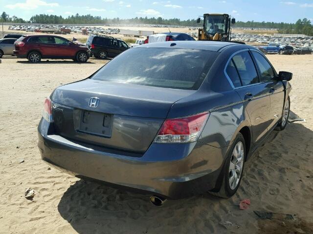 1HGCP2F80AA054123 - 2010 HONDA ACCORD GRAY photo 4