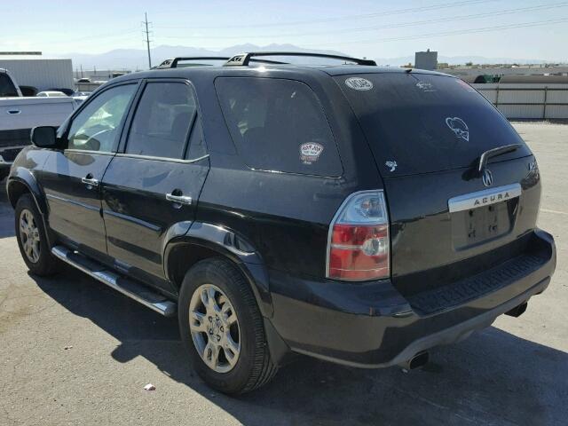 2HNYD18896H513561 - 2006 ACURA MDX BLACK photo 3