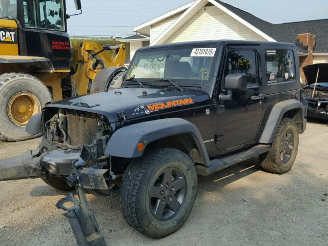 1J4AA2D13AL203345 - 2010 JEEP WRANGLER S BLACK photo 2