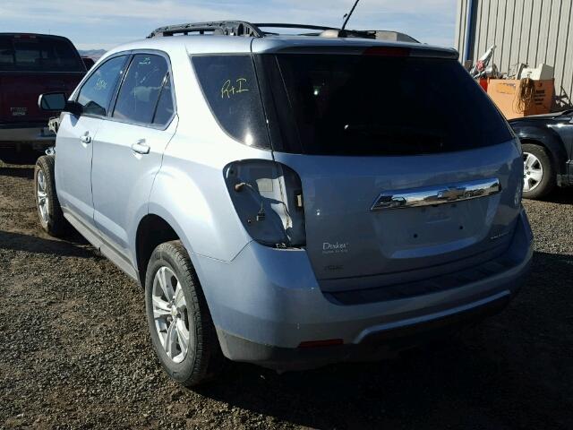 2GNFLFEK3F6222084 - 2015 CHEVROLET EQUINOX LT BLUE photo 3