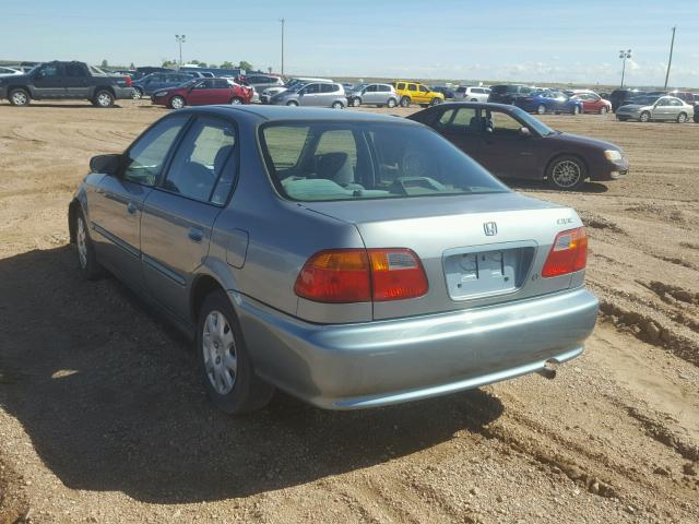 2HGEJ6618YH513656 - 2000 HONDA CIVIC BASE BLUE photo 3