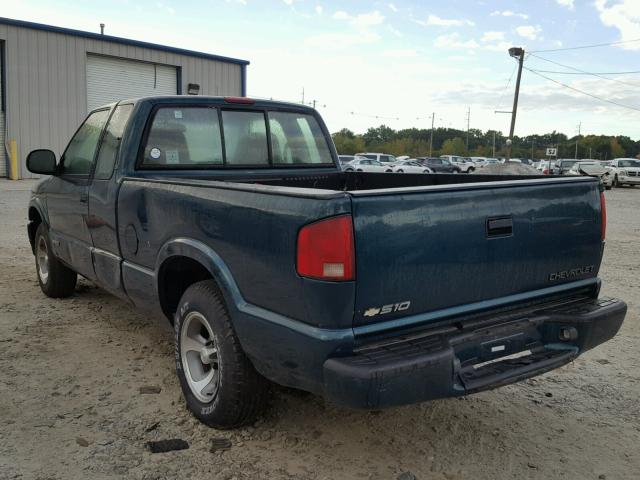 1GCCS1942WK120320 - 1998 CHEVROLET S TRUCK GREEN photo 3