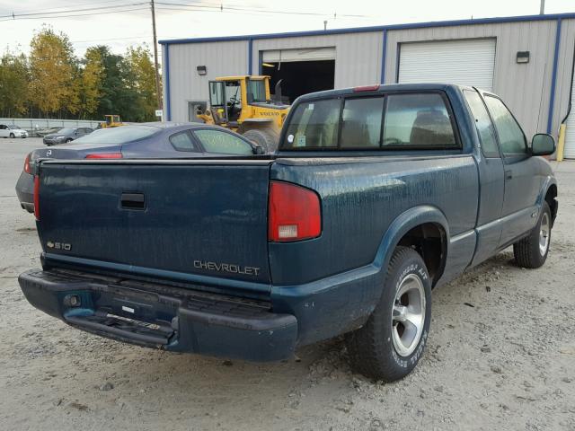 1GCCS1942WK120320 - 1998 CHEVROLET S TRUCK GREEN photo 4